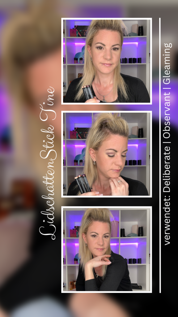 Look mit den Younique Lidschattensticks