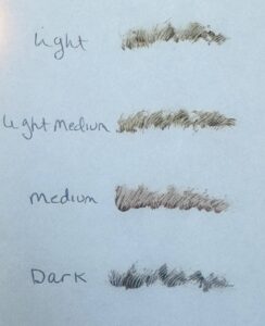 Augenbrauengel Farben